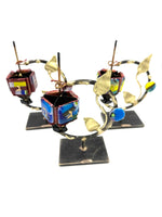 Load image into Gallery viewer, Gary Rosenthal Tree of Life Spiral Dreidel on Stand
