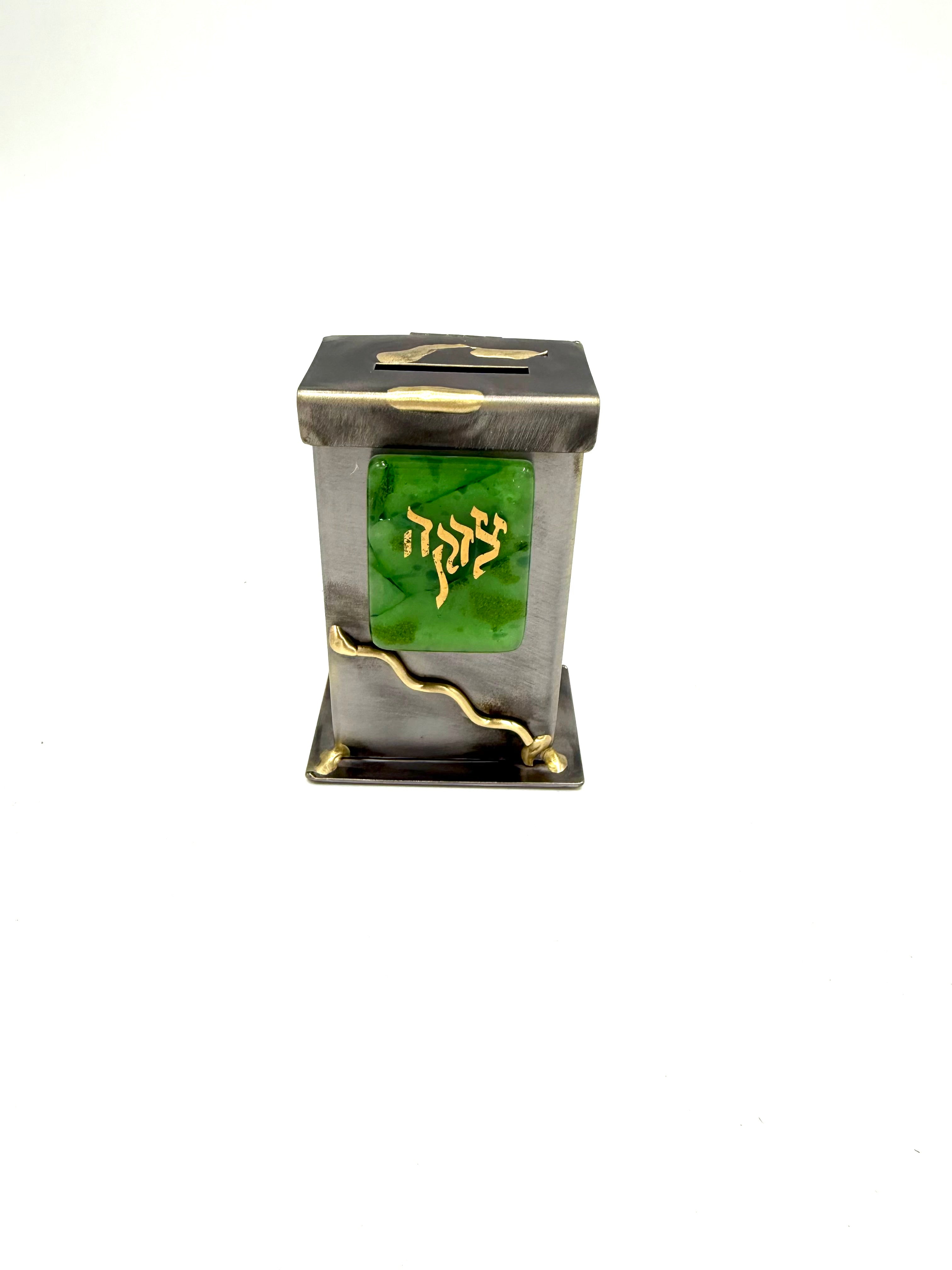 Gary Rosenthal Medium Tzedakah Box in 3 Colors