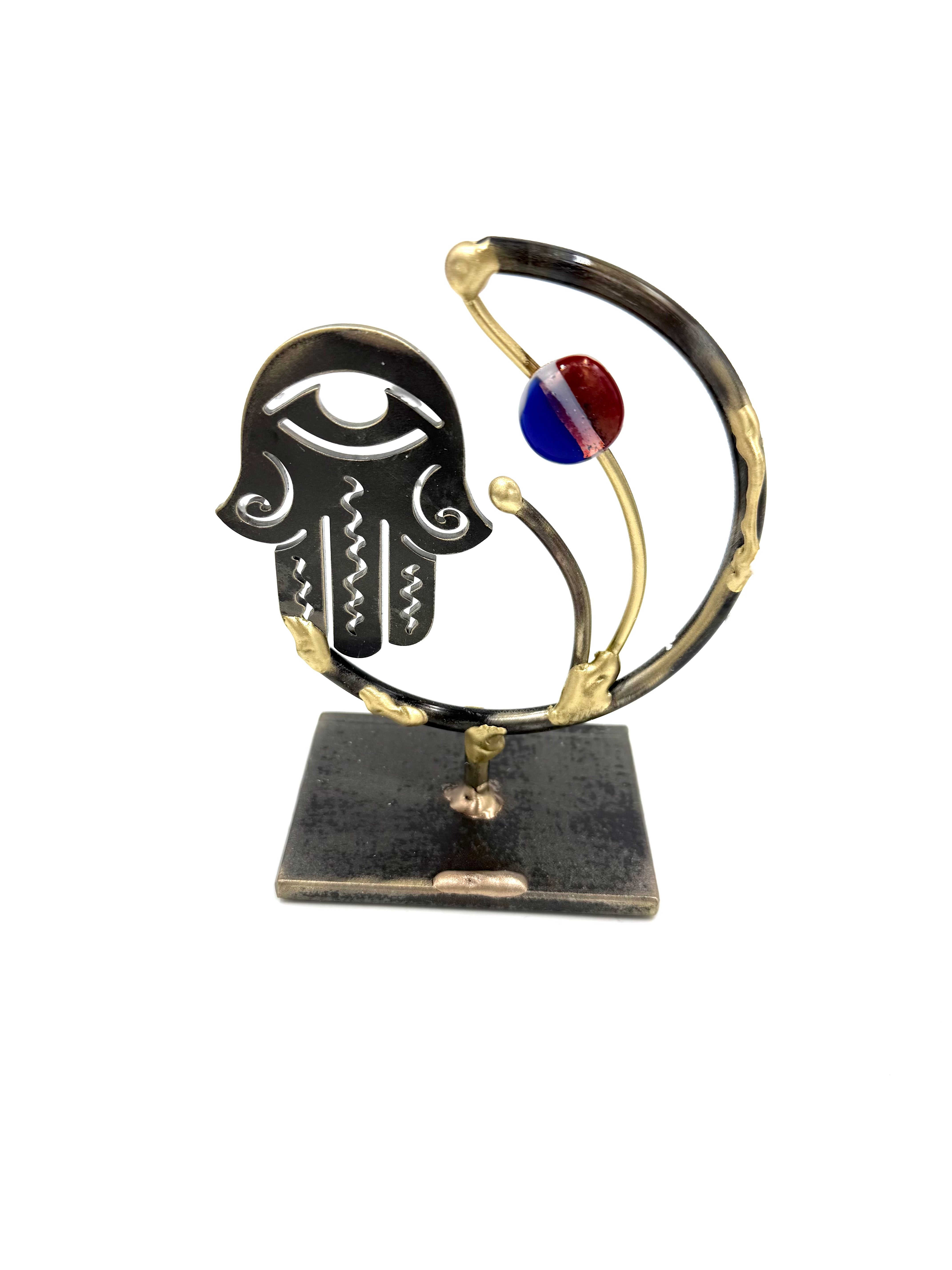 Gary Rosenthal Laser Hamsa Sculpture