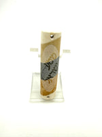 Load image into Gallery viewer, Jerusalem Stone Tri Color Mezuzah

