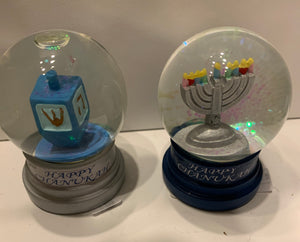 Hanukkah mini water globe