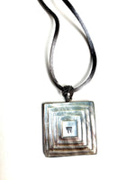 Load image into Gallery viewer, Square Chai Necklace
