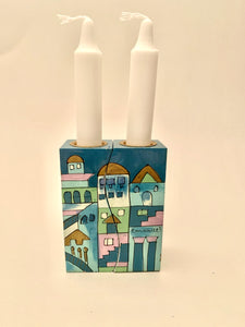 Emanuel painted Candlesticks