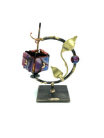 Load image into Gallery viewer, Gary Rosenthal Tree of Life Spiral Dreidel on Stand
