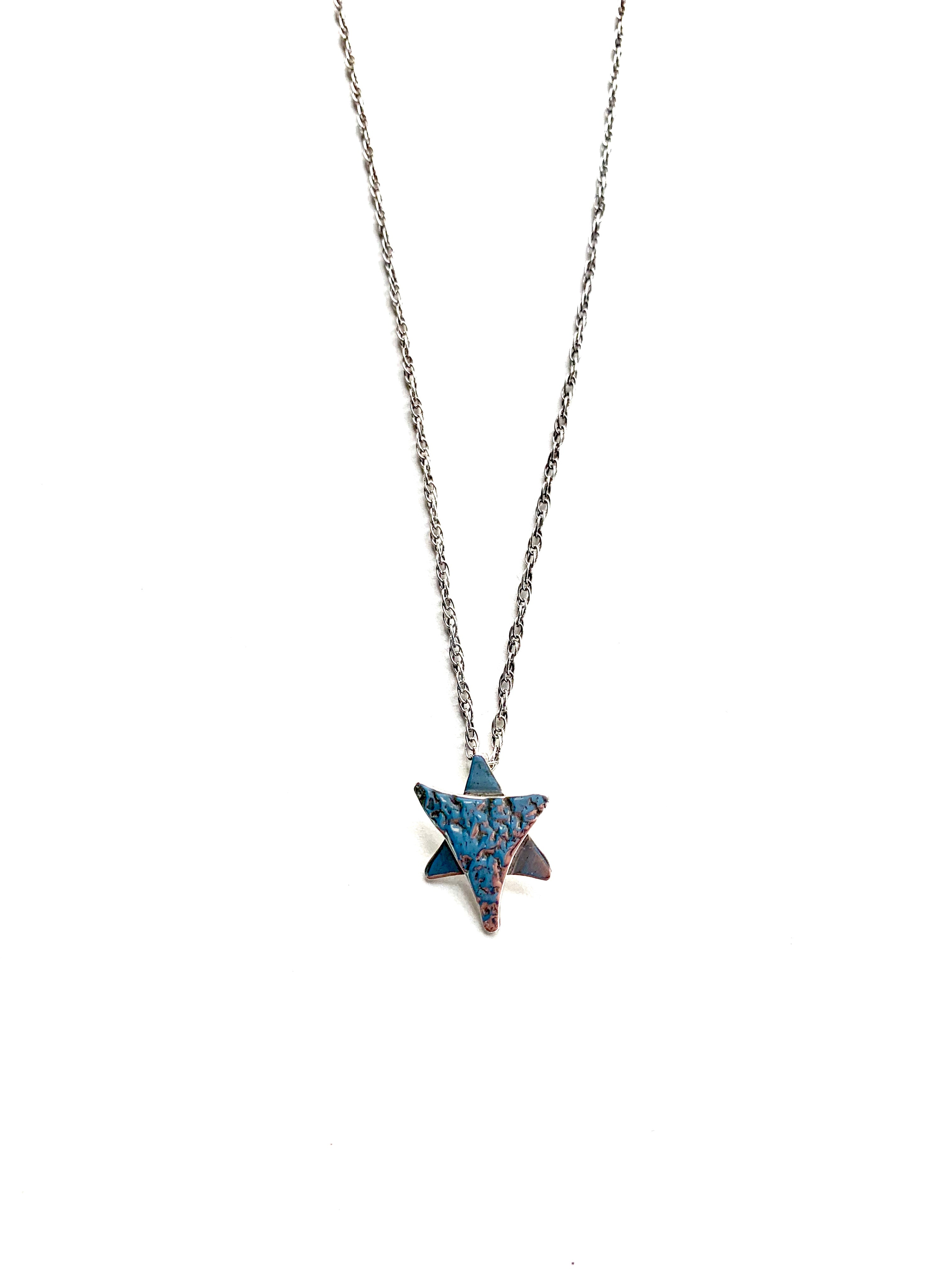 Hammered Star Necklace