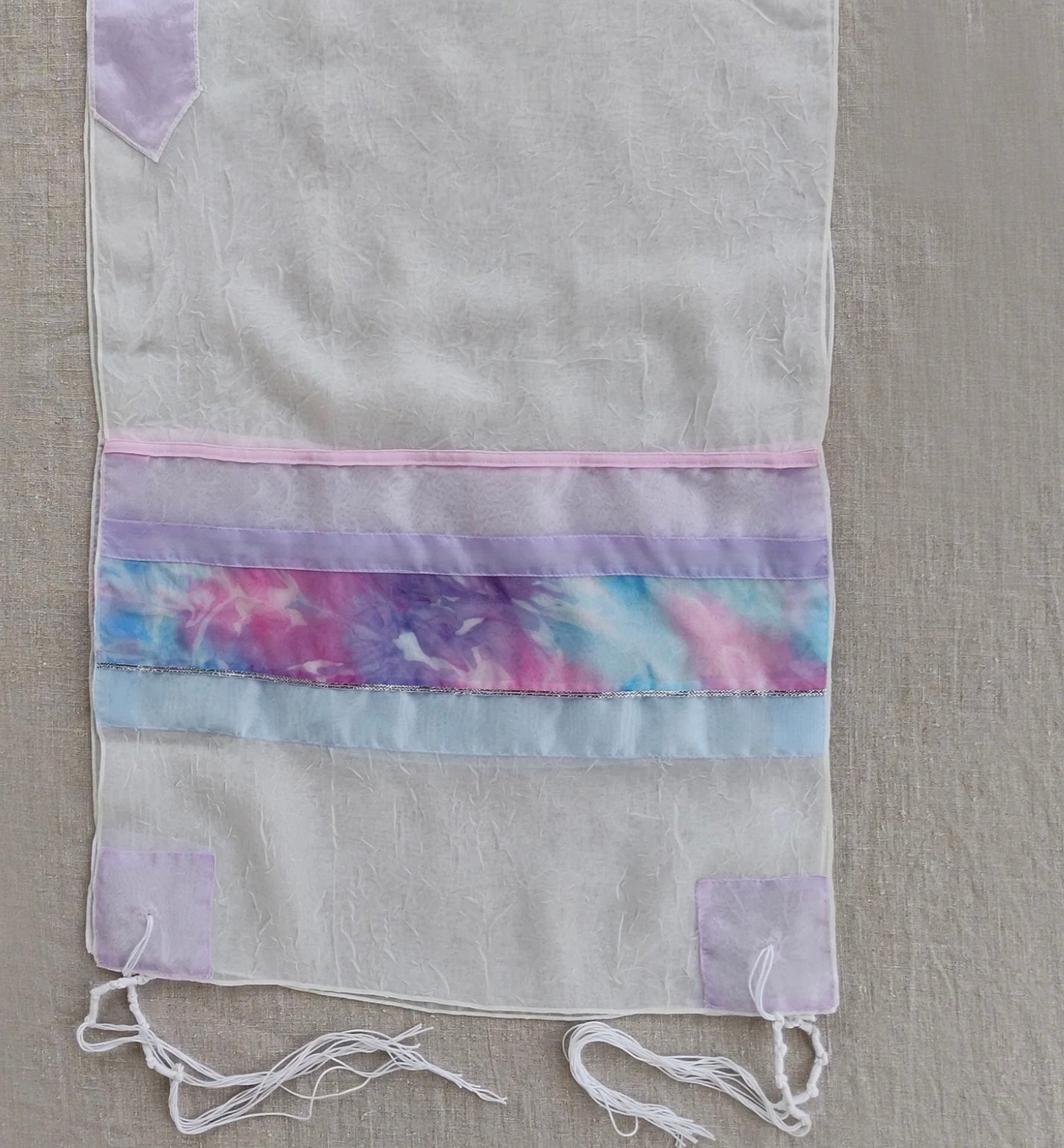 Gabrieli Tallits  pink in sheer or viscose