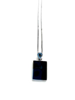 Load image into Gallery viewer, Menorah Square Necklace
