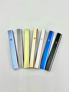 Contemporary "Strip"Mezuzahs in various colors