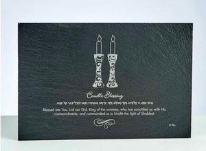 Shabbat Slate Drip Tray