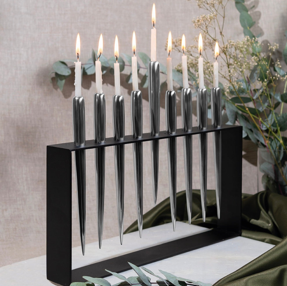 Industrial Chic Menorah