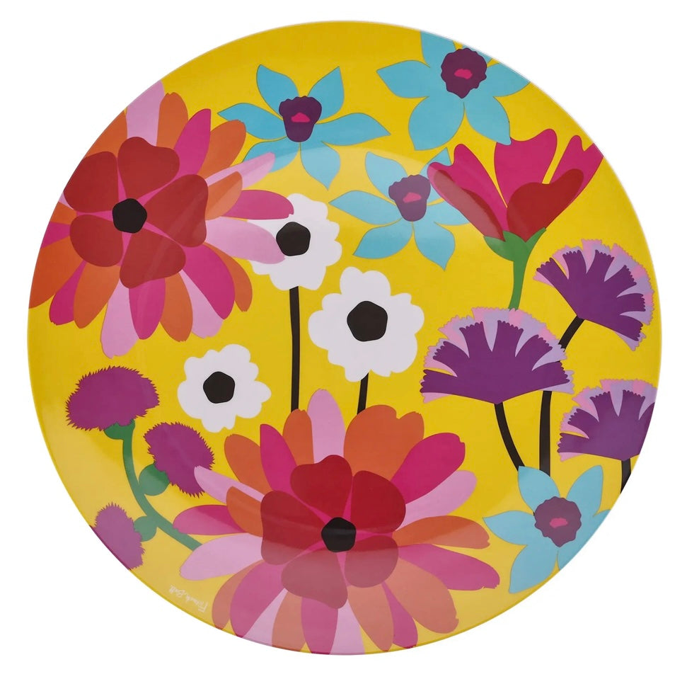 French Bull Round Platters in various patterns