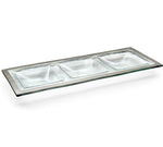 Load image into Gallery viewer, Annieglass Roman Antique 3 section Tray in gold and platinum
