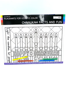 Colorpix Placemats-Chanukah Facts and Fun