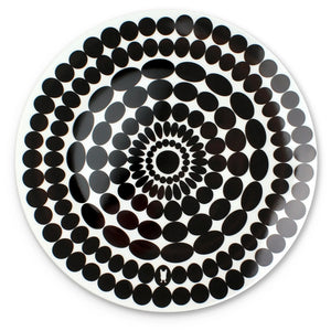 French Bull Round Platters in various patterns