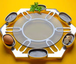 Load image into Gallery viewer, Quest Modern Hexagon Seder Plate
