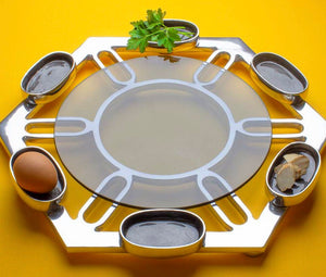 Quest Modern Hexagon Seder Plate