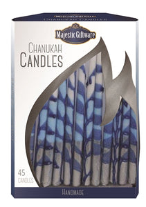 Chanukah Candles Blue/White/Silver