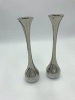 Load image into Gallery viewer, Dual Marble and Silver Candlesticks
